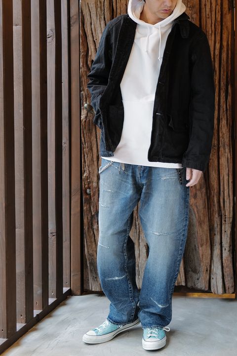【SEQUEL x FRAGMENT】 DAMAGE DENIM PANTS