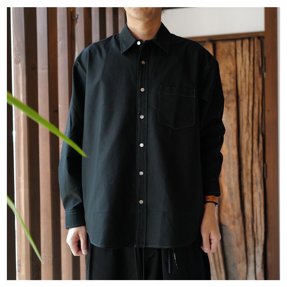 【mastermindJAPAN】 OXFORD SHIRT  BLACK