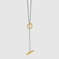 Robin Chain Duo 19Inch(48.26cm) / ロビン チェーン (ネックレス) / 925スターリングシルバー / ホワイトロジウムメッキ / 18Kゴールドメッキ