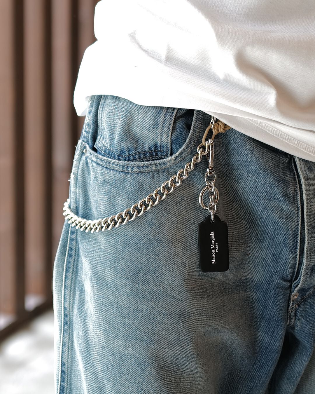 4ステッチ タグキーリング