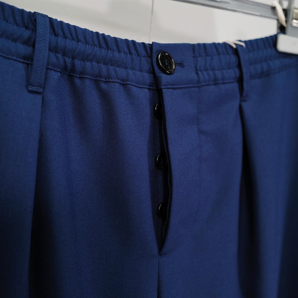 【ラスト1点Size48】TROPICAL WOOL PANTS Blue