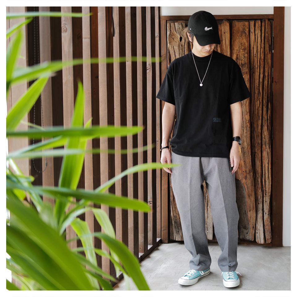 SEQUEL - SQ-24SS-ST-03 T-SHIRT BLACK | River SEQUEL - SQ-24SS-ST-03 T-SHIRT BLACK | River