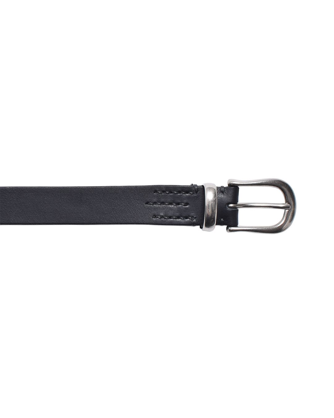 Leather Long Western Belt Belt BLACK