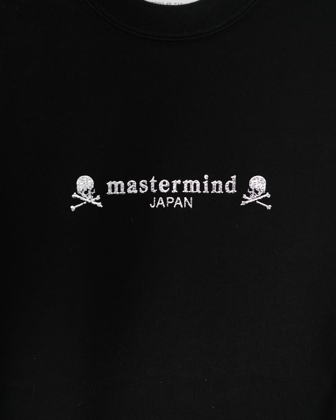【mastermindJAPAN】 OG EMBROIDERY-ISH SS TEE BLACK