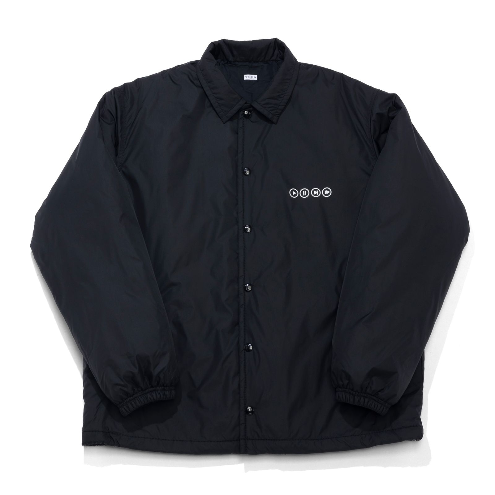 SEQUEL - SQ-22AW-JK-08 COACH JACKET BLACK | River