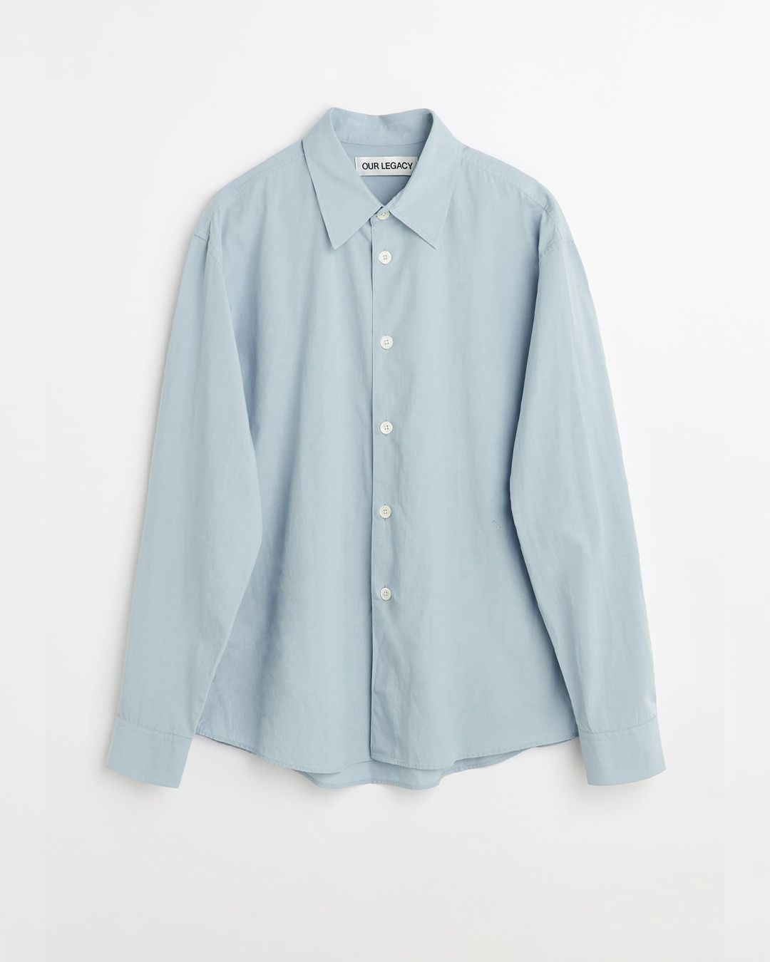BEYOND SHIRT   Powder Blue Liquid Poplin
