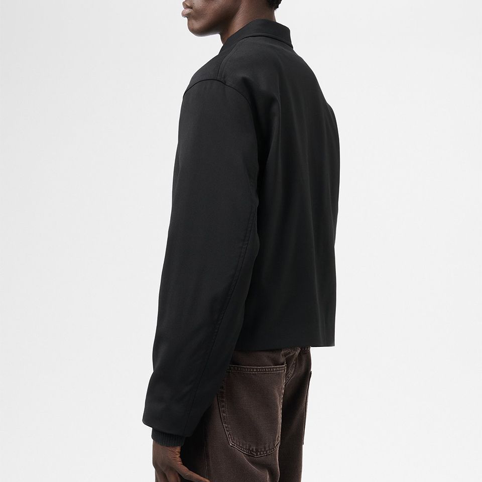 ジャケット・アウター our legacy24aw MINI JACKET BLACK Our Legacy - Mini Jacket Top Dyed Black Leather