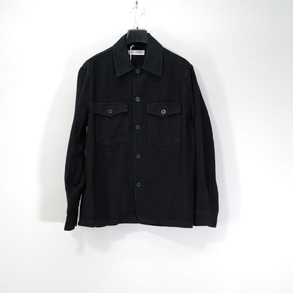 OUR LEGACY - EVENING COACH JACKET Black Brushed Cotton | River
