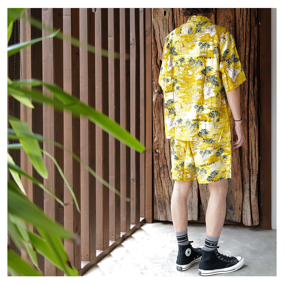 MINEDENIM - WACKOMARIA × MINEDENIM Hawaiian Shirt | River