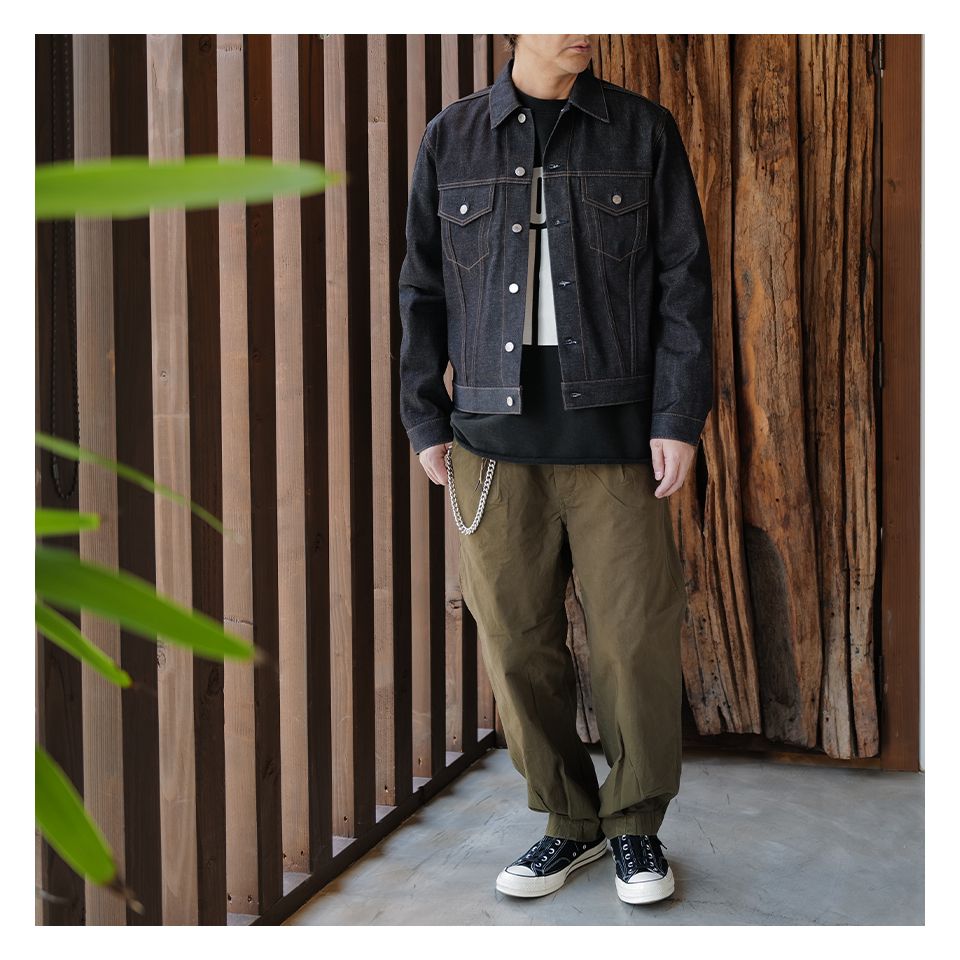 【LAST1 M】JAPANESE CARGO MILITARY GREEN .