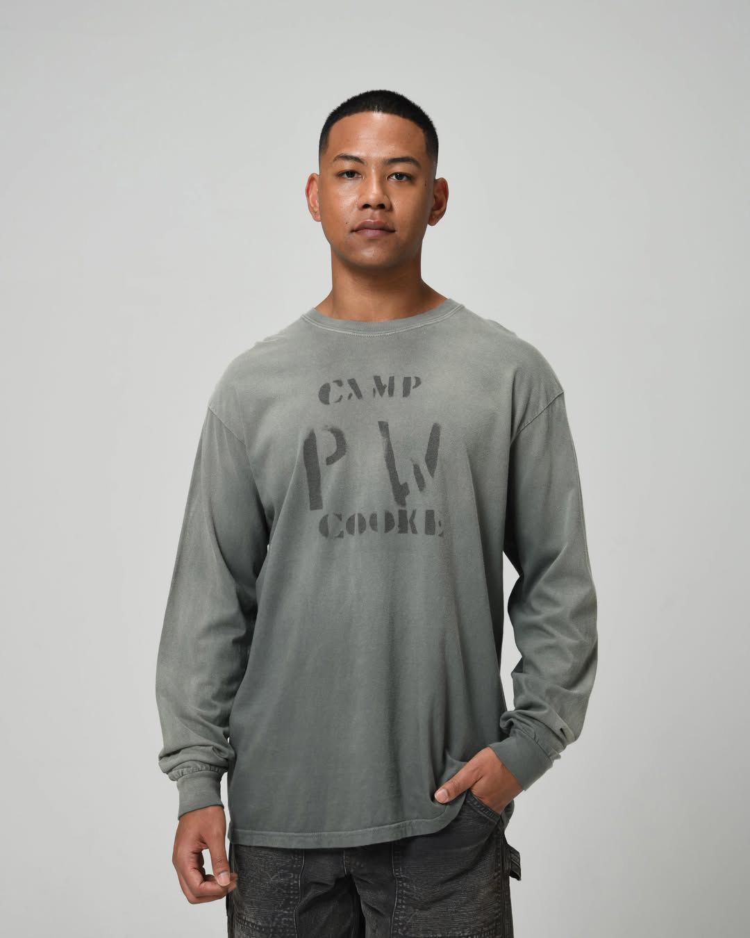 BWU-WLP / WEATHERED LS TEE – PW