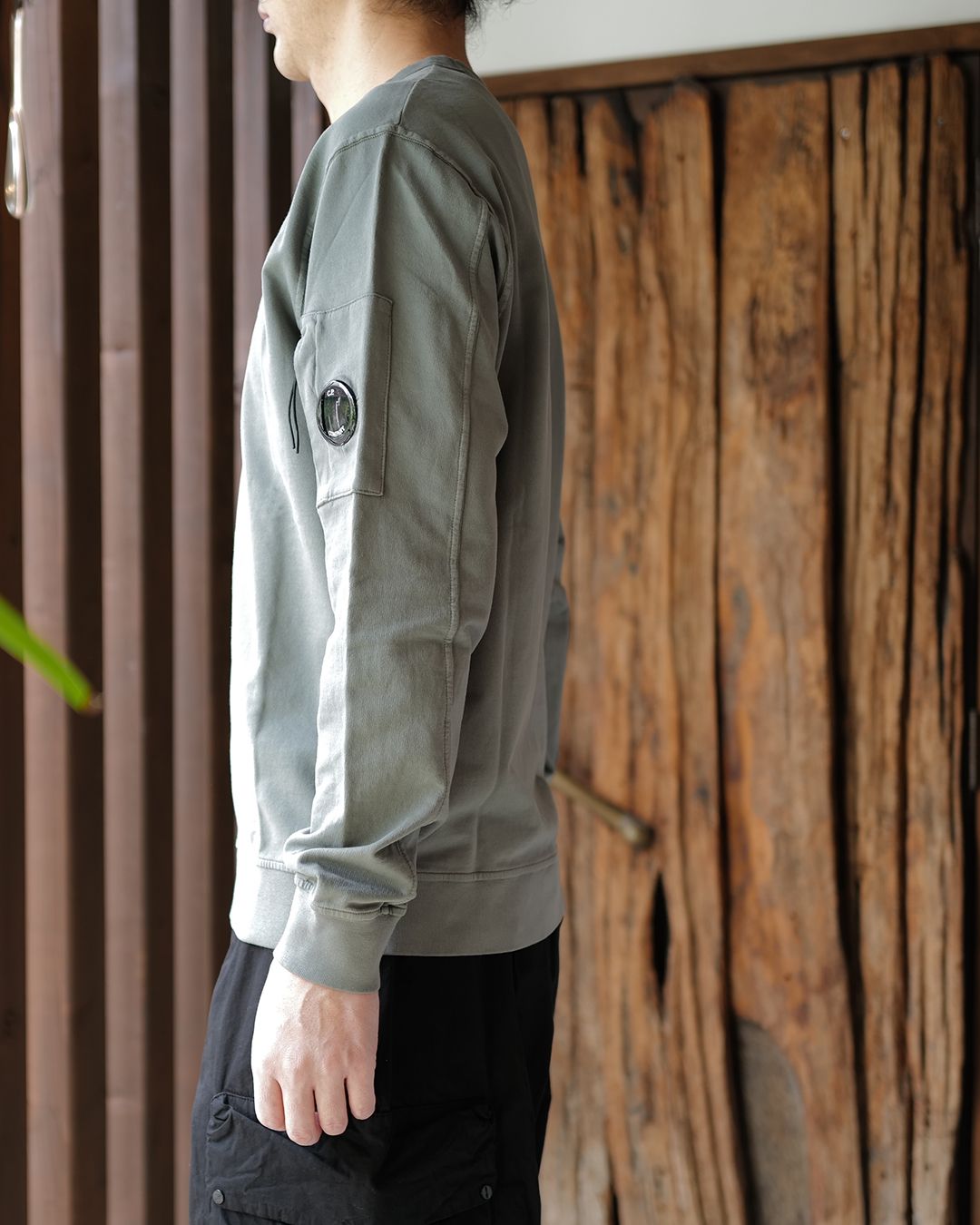 LIGHT FLEECE CREWNECK SWEATSHIRT Gunmetal