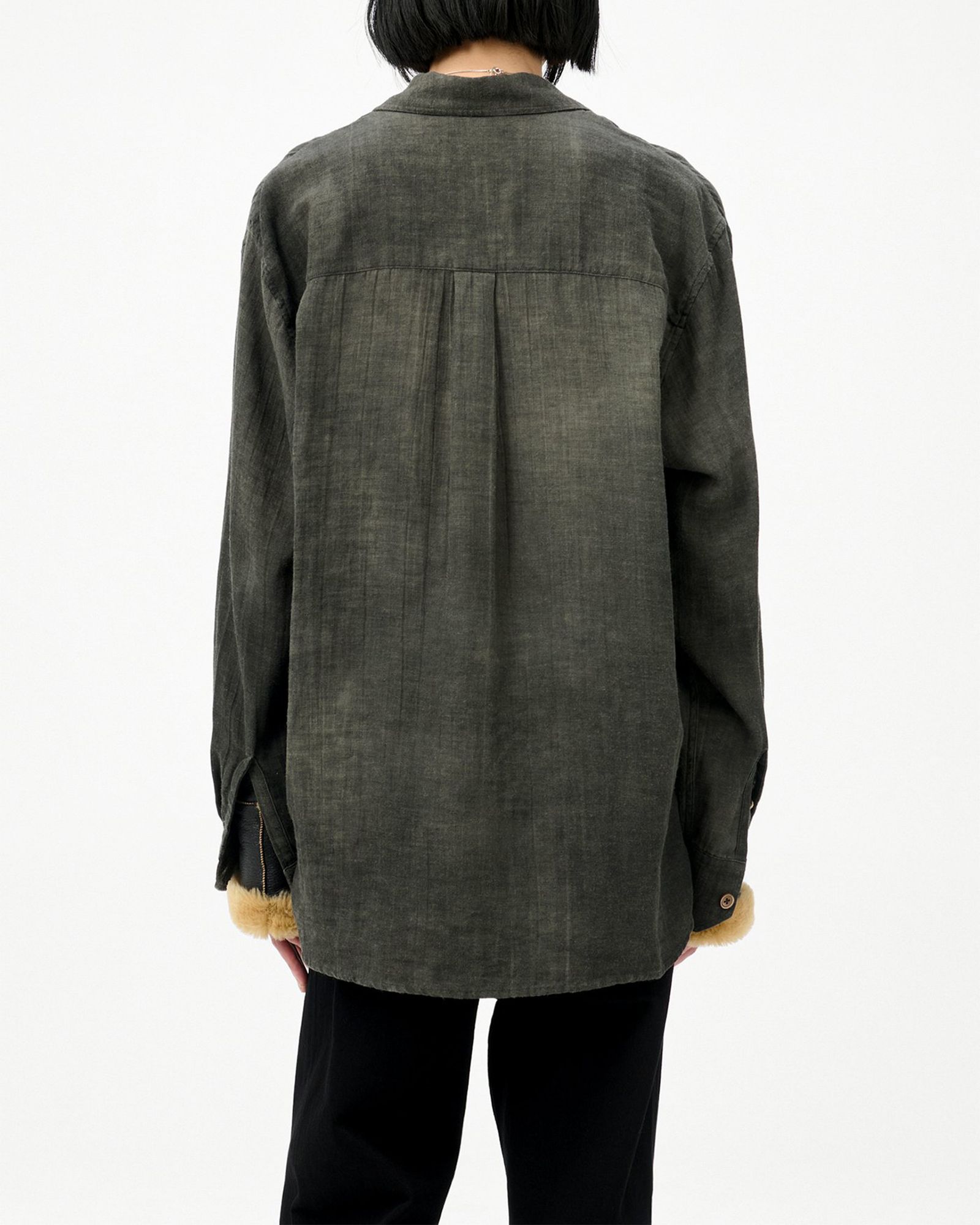 ABOVE SHIRT   Dark Cloud Sparse Cotton Wool