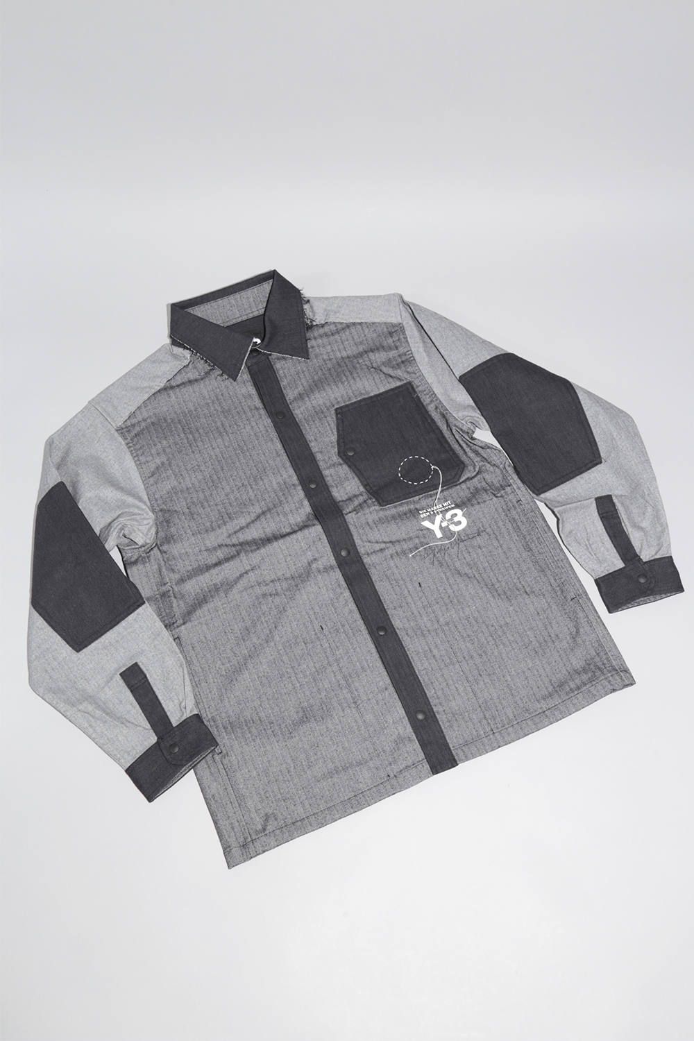 Y-3 Herringbone Overshirt -ヘリンボーン オーバーサイズシャツ- | River