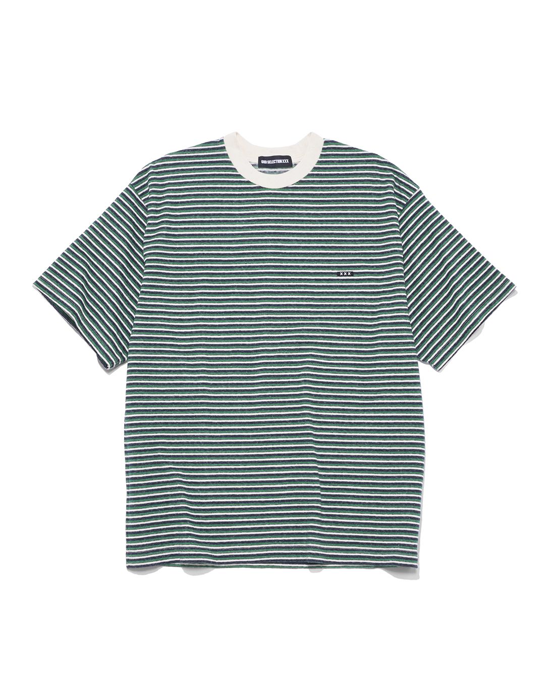 GX-S26-CS-07  BORDER T-SHIRT   [GREEN]