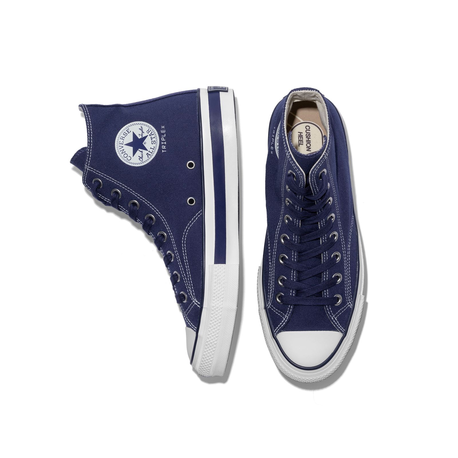 GOD SELECTION XXX - CONVERSE ADDICT CHUCK TAYLOR CANVAS TX HI Navy