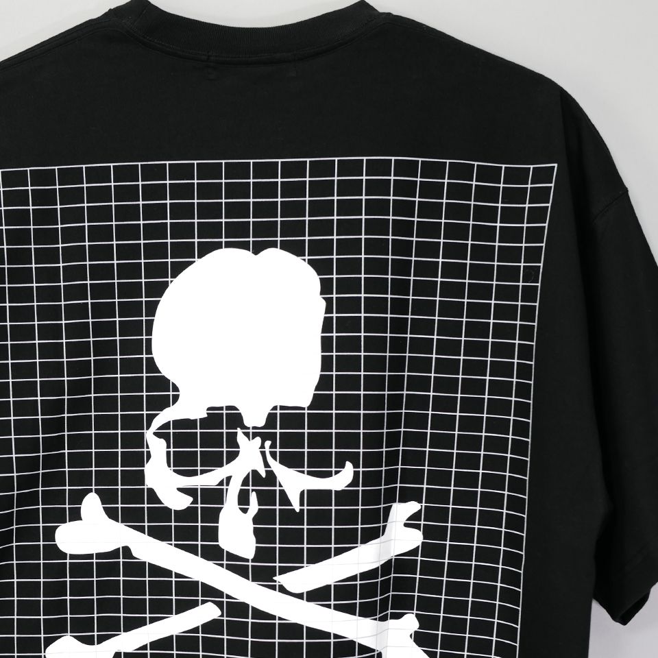 【MASTERMIND WORLD】 GRID TEE  BLACK