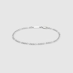 Bo Bracelet Slim 7Inch(18cm) / ボーチェーンスリムブレスレット / 925スターリングシルバー / ホワイトロジウムメッキ (ユニセックス)