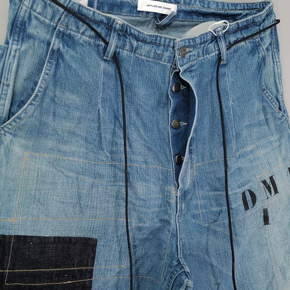 【Last1 XL】 DM1-1 Denim Cargo [CUSTOMISED] Light Indigo