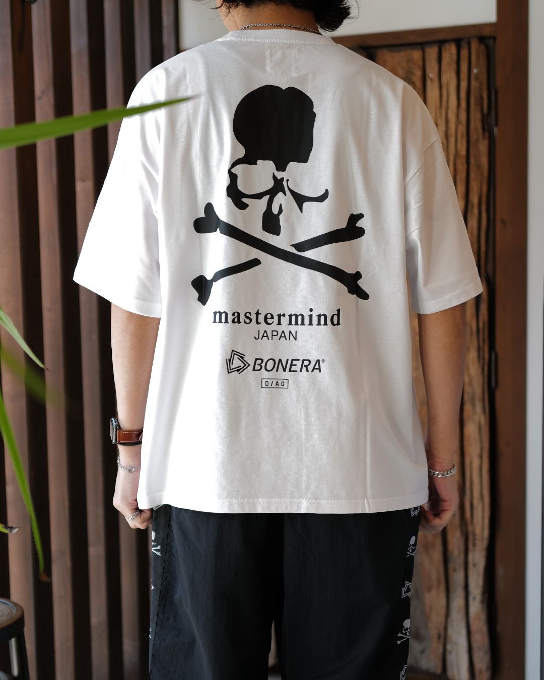 【mastermindJAPAN】 xBONERA  SHORT SLEEVE T-SHIRT WHITE