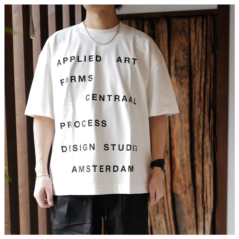LM1-4 Oversized T-shirt [CENTRAAL PROCESS] Light Ecru