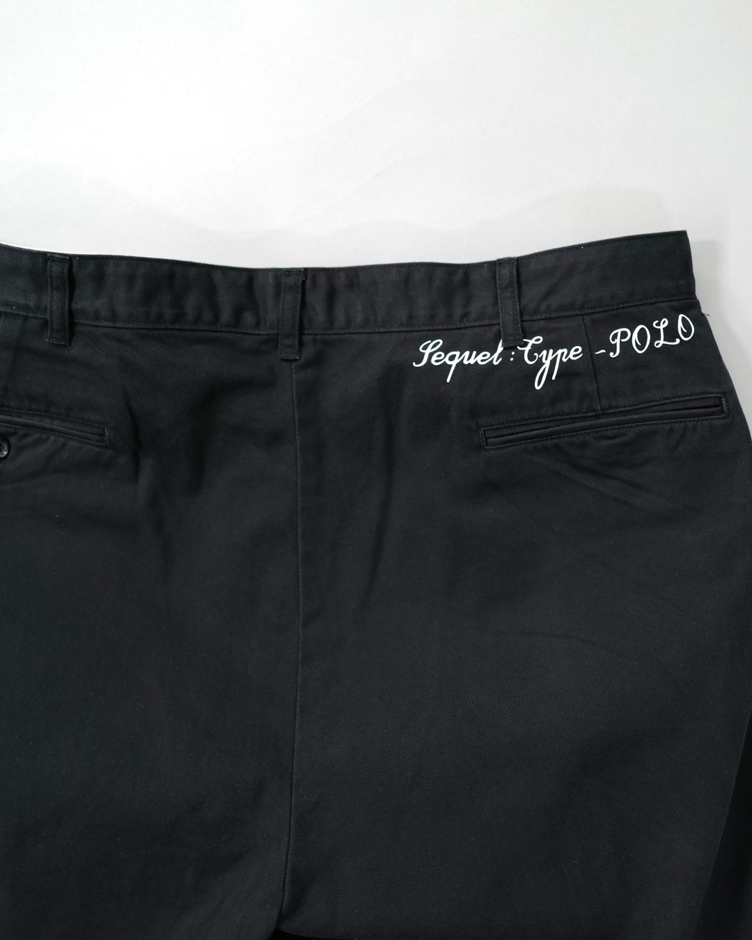 TUCK PANTS (TYPE-POLO)  [BLACK]
