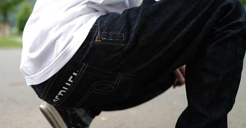 ウエスト945cmSEQUEL x FRAGMENT DESIGN DENIM PANTS XL