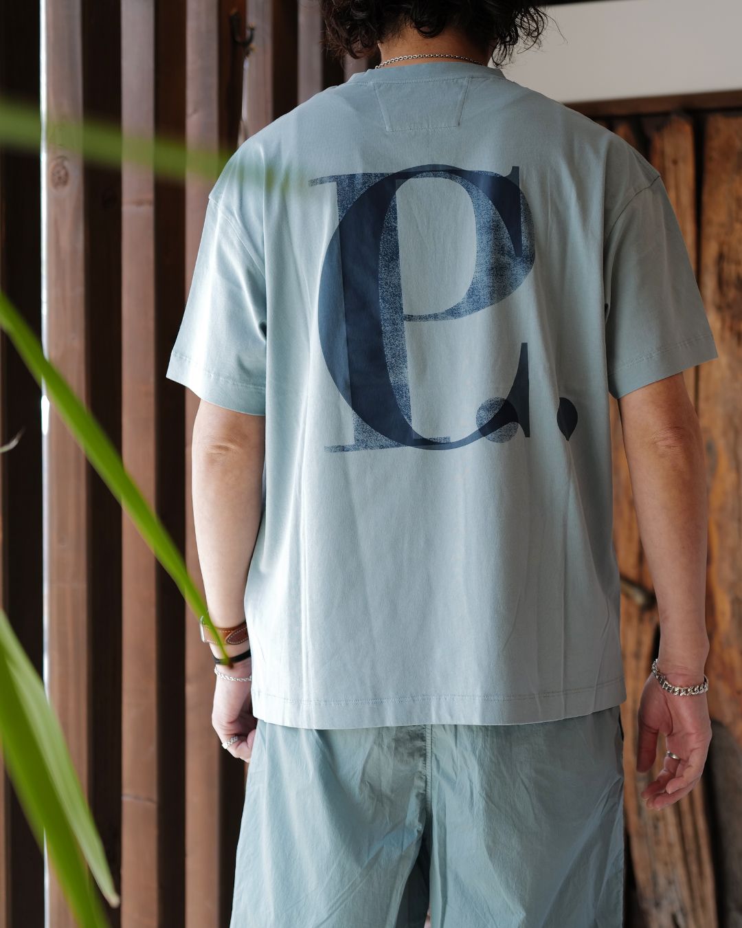 30/1 JERSEY SHORT SLEEVE LOGO T-SHIRT [BLUE]