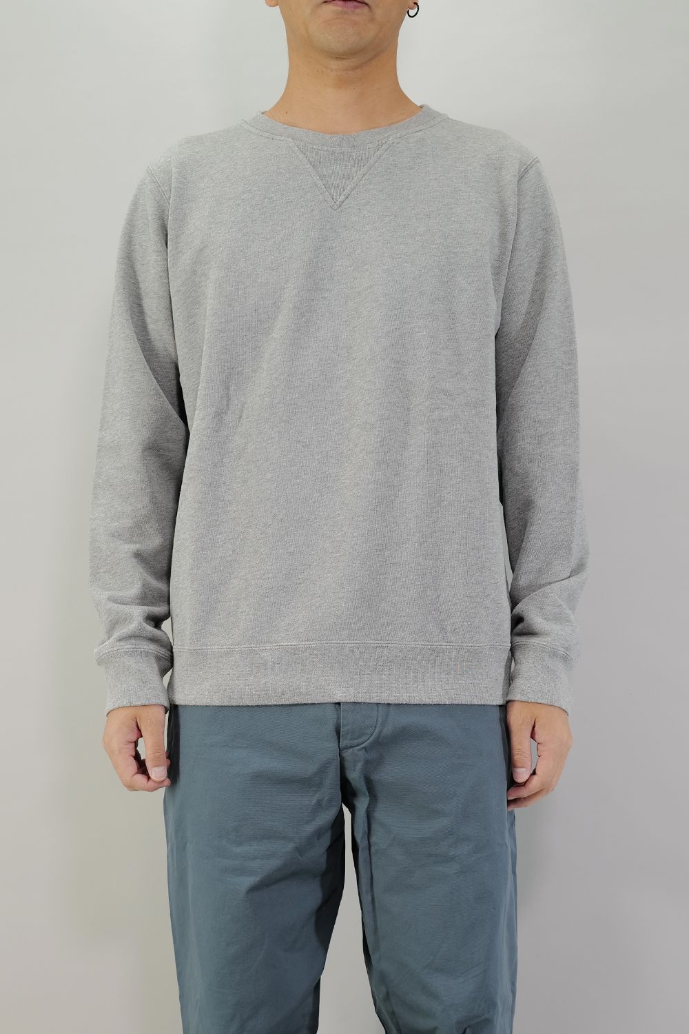 Maison Margiela - コットンクルーネック スウェットシャツ Gray | River