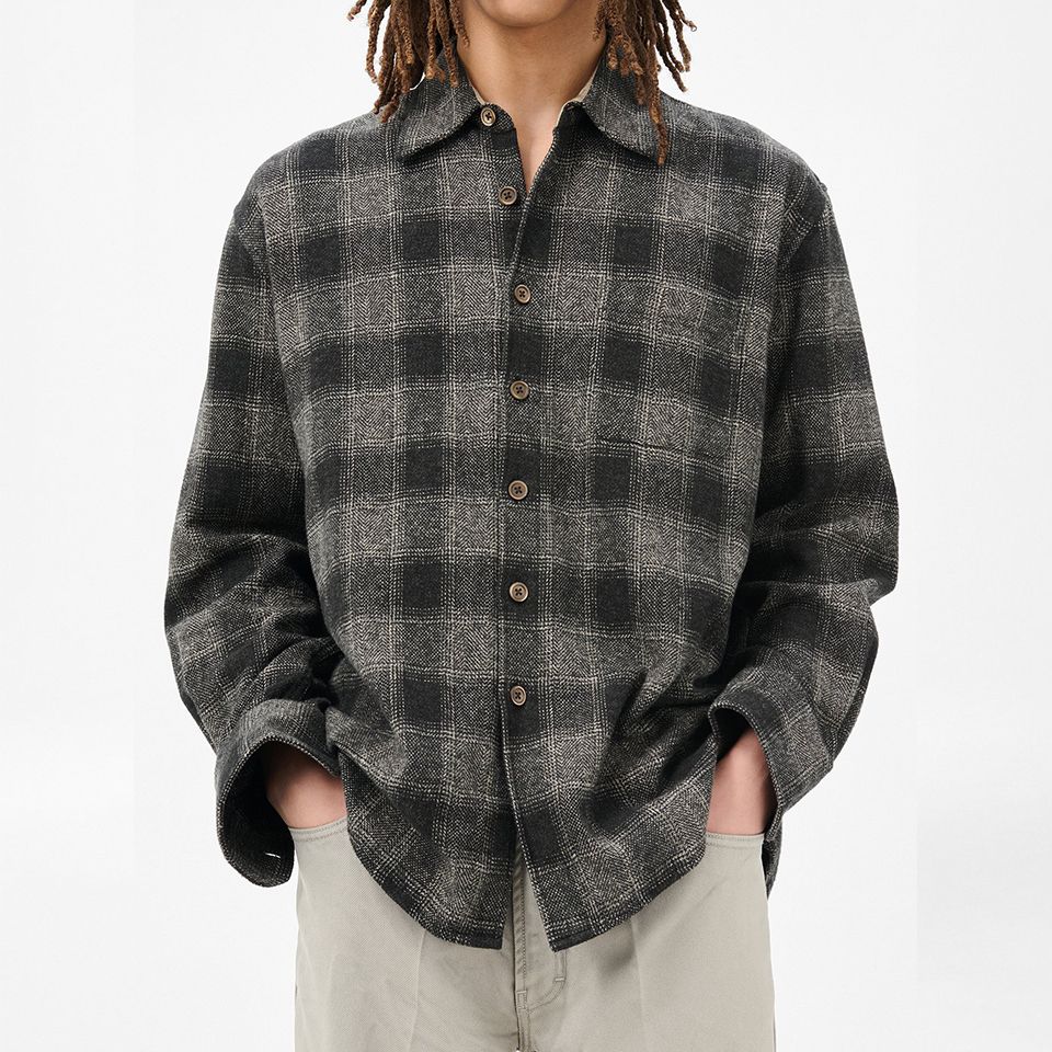 ABOVE SHIRT   Oakland Low Twist Check