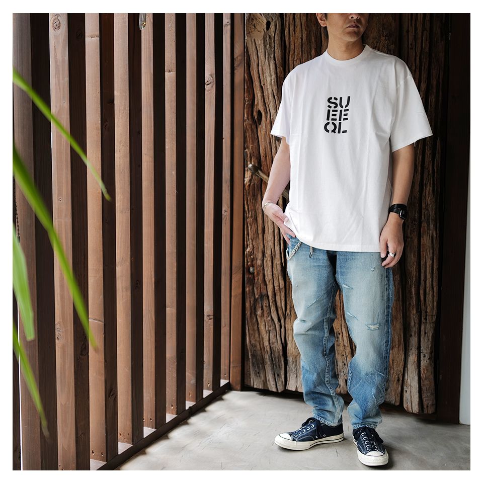 SQ-25SS-ST-05 T-SHIRT  WHITE