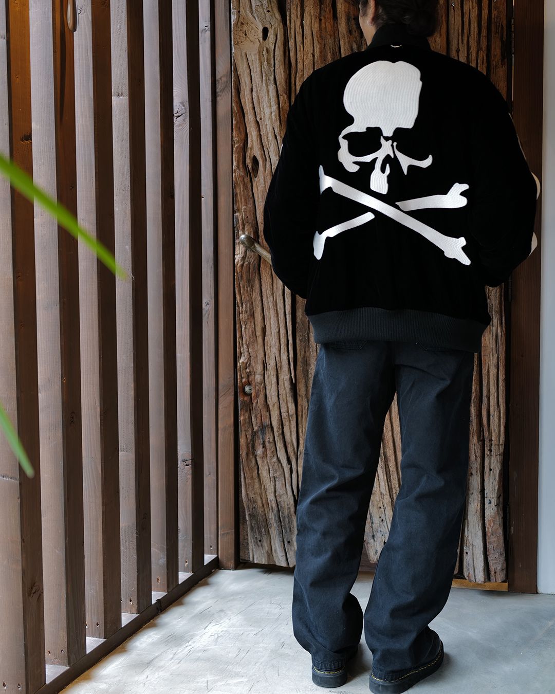 【MASTERMIND WORLD】x VANSON  BONES BOMBER JACKET