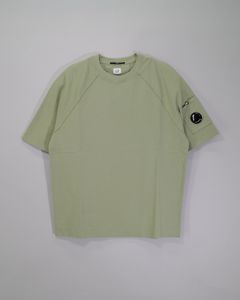 LIGHT FLEECE SHORT SLEEVE SWEATSHIRT  [MOSS GRAY]