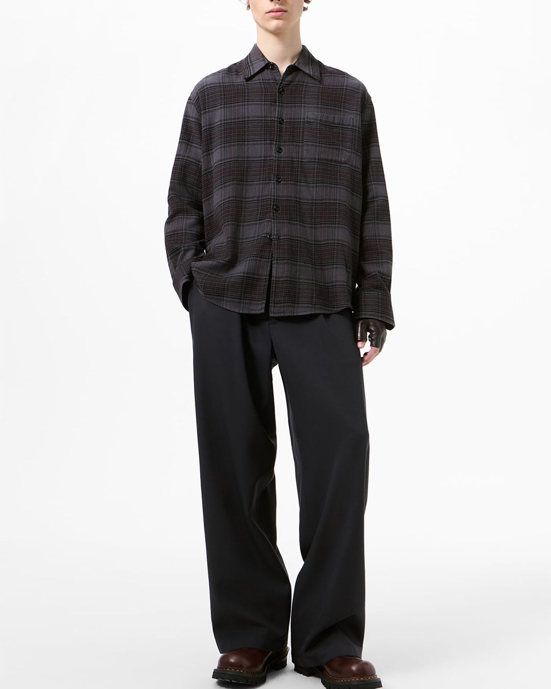 ABOVE SHIRT  Faded Nocturne Check Flannel