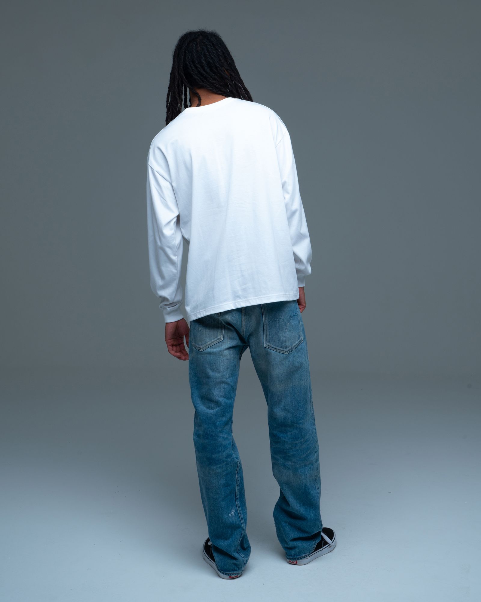 GX-S26-LT-03  LONG SLEEVE T-SHIRT [WHITE]
