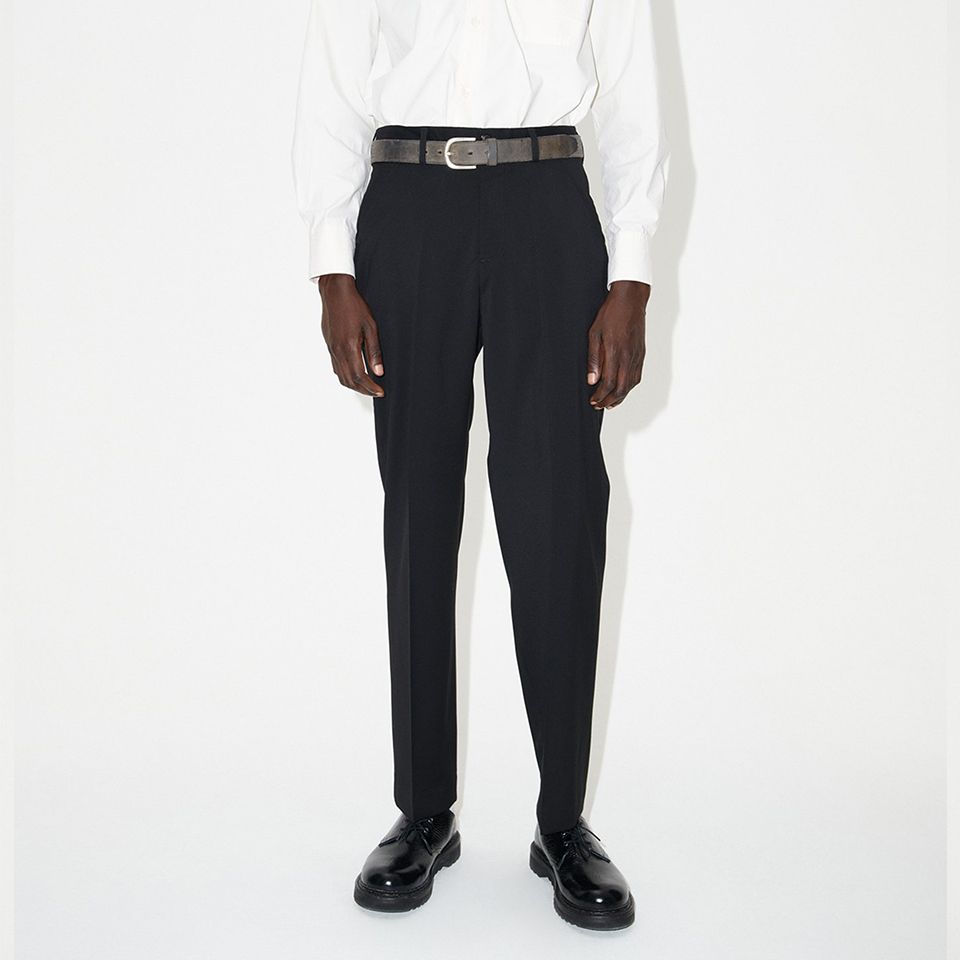 OUR LEGACY - CHINO 22 Black Worsted Wool | River
