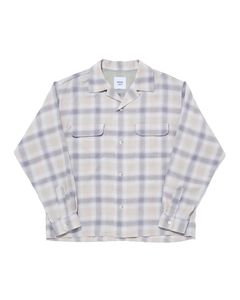 SQ-26AW-SH-01 OPEN COLLAR SHIRT [GRAY]