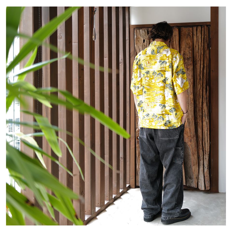 MINEDENIM - WACKOMARIA × MINEDENIM Hawaiian Shirt | River