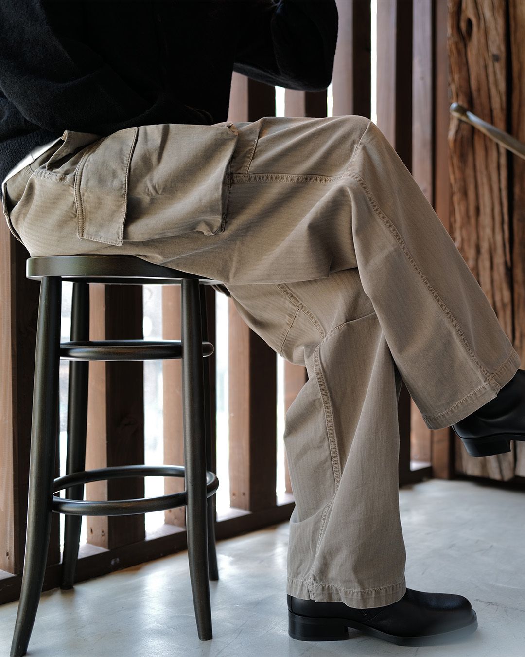 MOUNT CARGO  Uniform Olive Herringbone