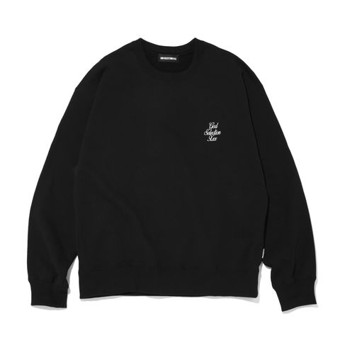 GX-A26-CS-02  CREW NECK SWEAT SHIRT   BLACK