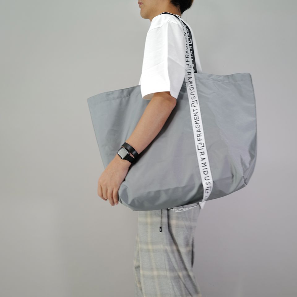 RAMIDUS - RAMIDUS TOTE BAG (LL) 【FRAGMENT DESIGN × RAMIDUS】 GRAY ...