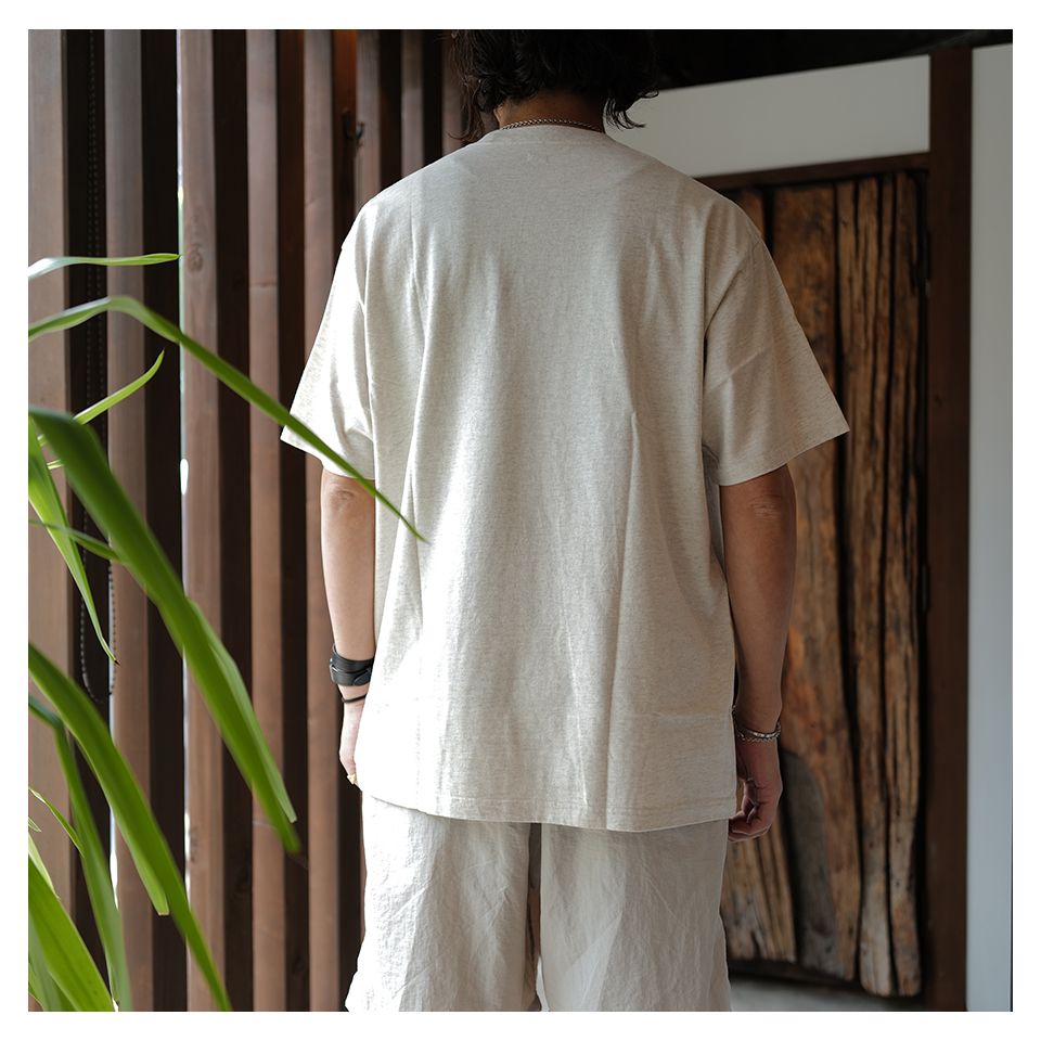 SQ-25SS-ST-07 T-SHIRT  OATMEAL