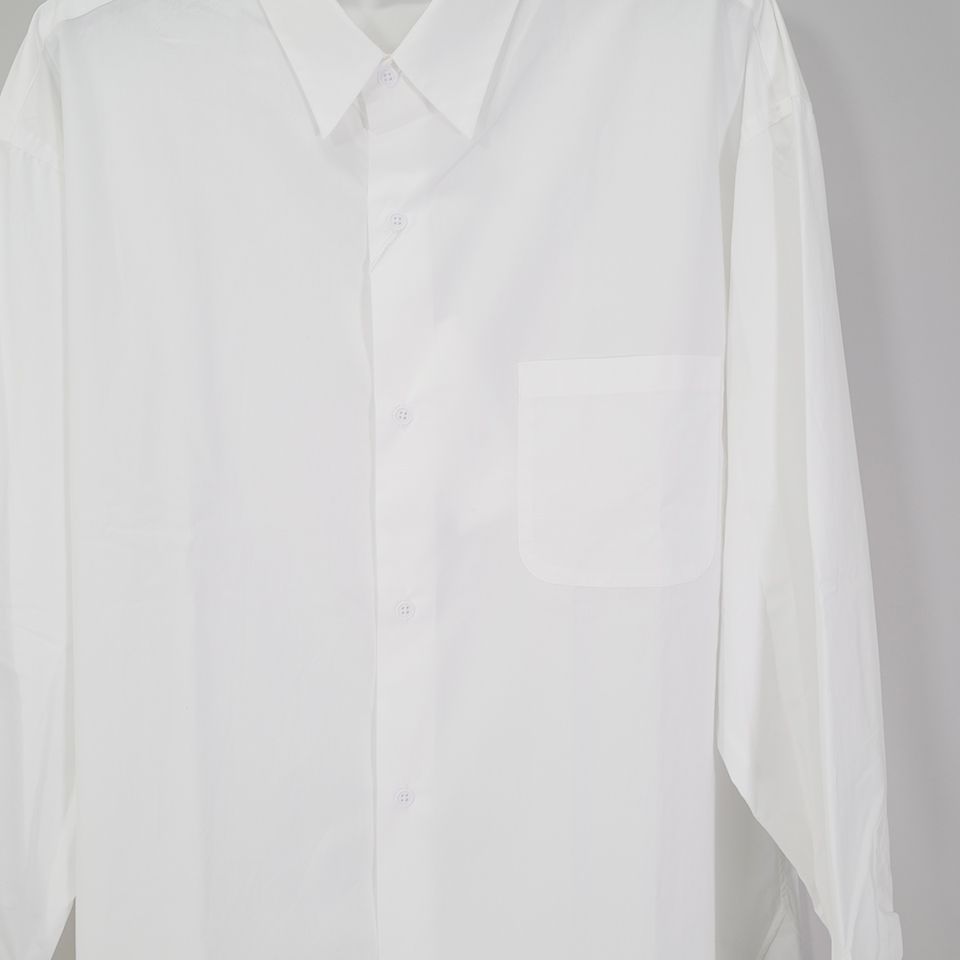 【Last1 Size2】Plain shirt  White