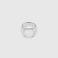 Cushion White MOP / リング / 925スターリングシルバー (ユニセックス)