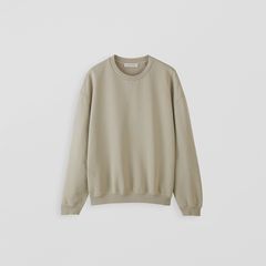 Last1SizeL  OVERSIZED CREWNECK SWEATER  【SOFT GREY】
