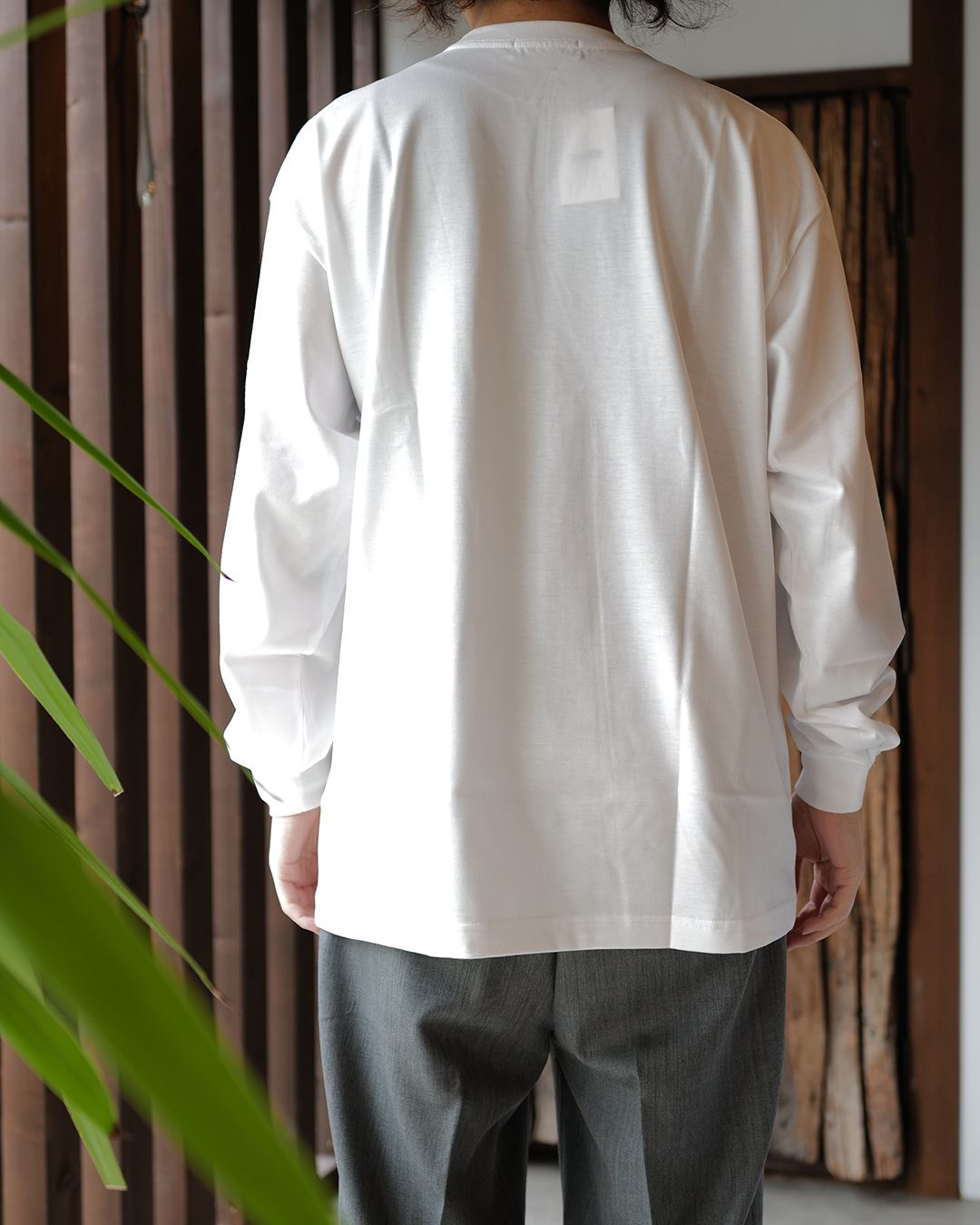 GX-A26-LT-04   LONG SLEEVE T-SHIRT   WHITE