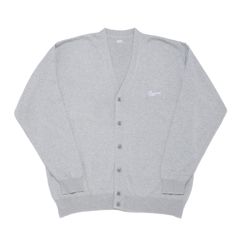 【Last1点 XL】 SQ-24SS-KN-02 KNIT CARDIGAN  GRAY