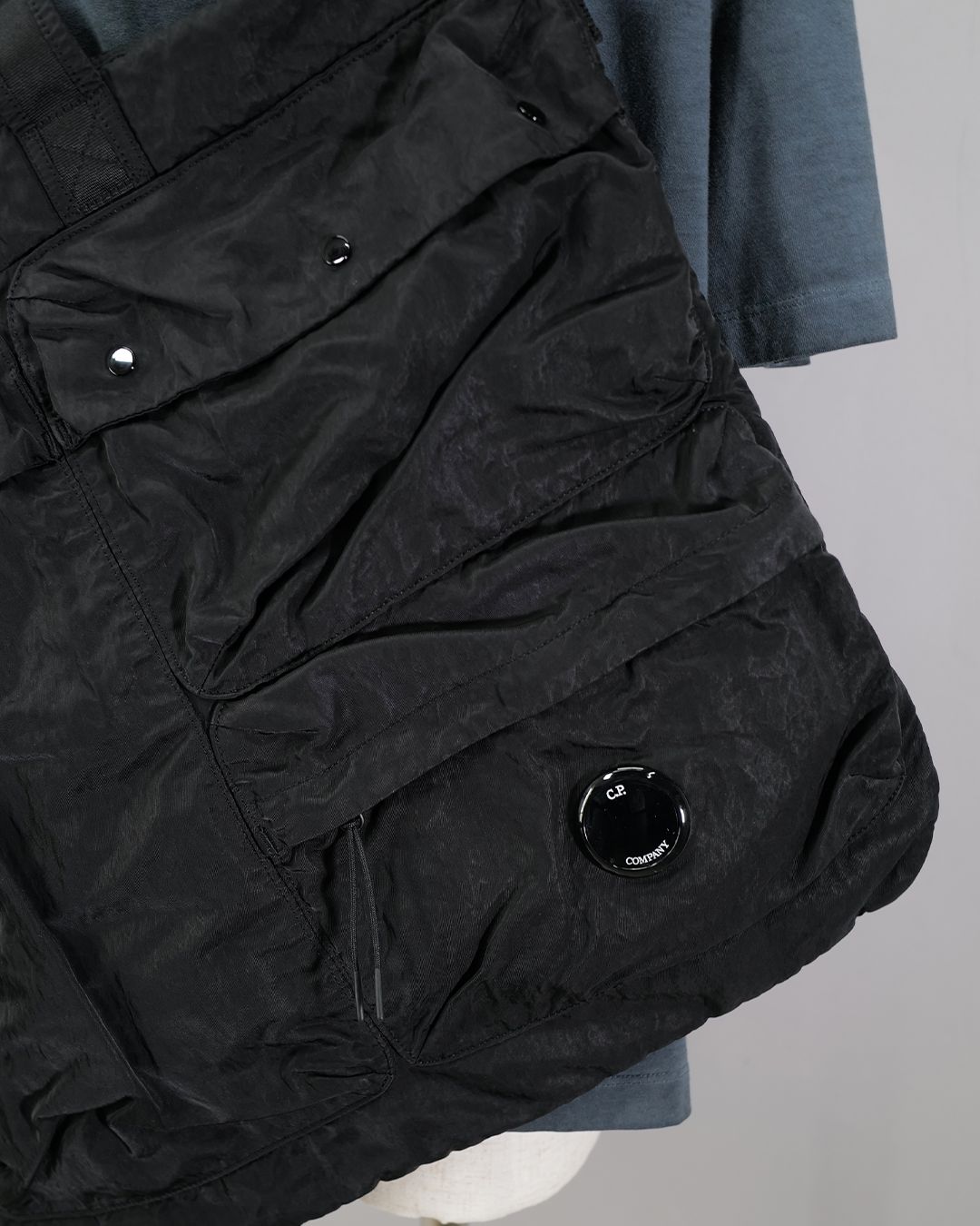 Nylon B Shoulder Bag Black