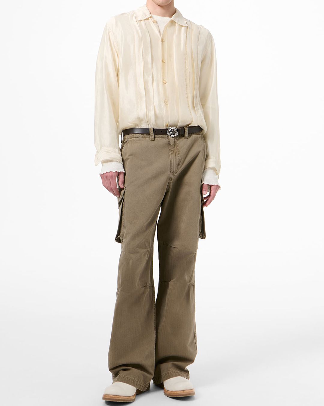 MOUNT CARGO  Uniform Olive Herringbone