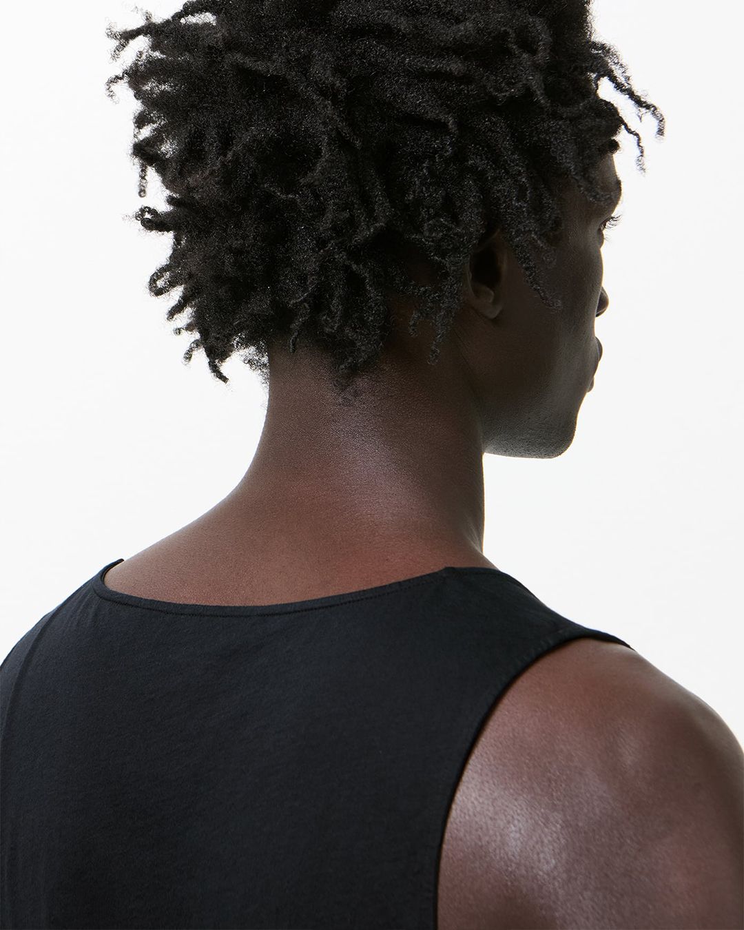 ATHLETIC TANK  Raven Mist Airveil Cotton